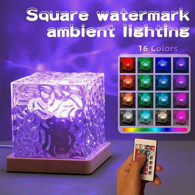 Smart Crystal Ripple Projector Night Light - Pendezesha Chumba Chako