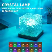 Smart Crystal Ripple Projector Night Light - Pendezesha Chumba Chako