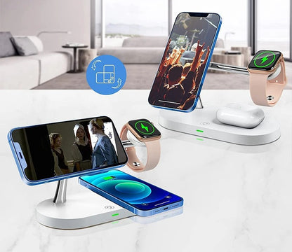 3-in-1 Fast Wireless Charging Station - Chaji iPhone, Apple Watch na AirPods kwa Wakati Mmoja!