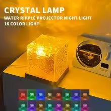 Smart Crystal Ripple Projector Night Light - Pendezesha Chumba Chako