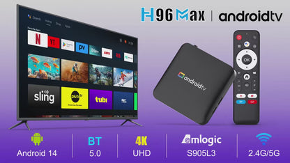 H96 MAX Smart TV Box (Android 14.0) – Badili TV Yako Kuwa Smart TV Sasa!